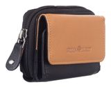 GREENBURRY Duett RV-Mini Wallet RFID Black / Tan GREENBURRY Duett RV-Mini Wallet RFID Black / Tan