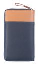 GREENBURRY Duett RV-Long Wallet RFID Navyblue / Tan
