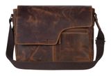 GREENBURRY Vintage A4 Crossbody Bag Brown GREENBURRY Vintage A4 Crossbody Bag Brown