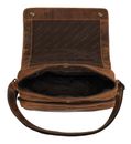 GREENBURRY Vintage A4 Messenger Bag Brown GREENBURRY Vintage A4 Messenger Bag Brown