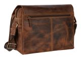 GREENBURRY Vintage A4 Messenger Bag Brown GREENBURRY Vintage A4 Messenger Bag Brown