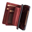 GREENBURRY Destressed RV-Wallet RFID Deep Red