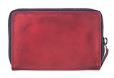 GREENBURRY Destressed RV-Wallet RFID Deep Red