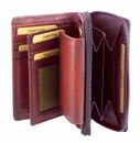 GREENBURRY Destressed RV-Wallet RFID Deep Red
