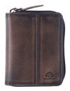 GREENBURRY Destressed Card Case RFID Deep Red GREENBURRY Destressed Card Case RFID Deep Red