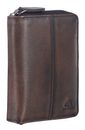 GREENBURRY Destressed Card Case RFID Deep Red GREENBURRY Destressed Card Case RFID Deep Red