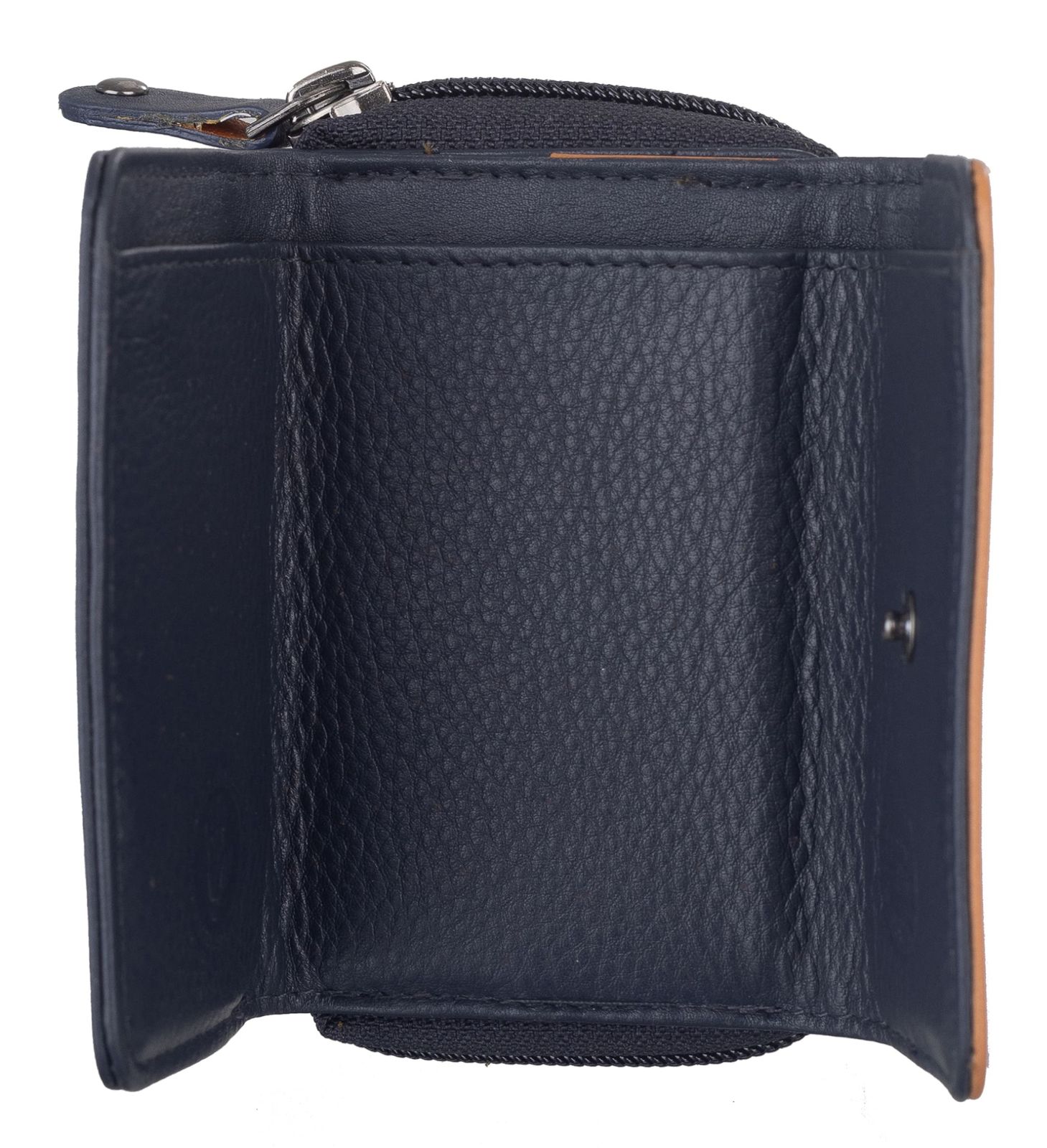 GREENBURRY Duett RV-Mini Wallet RFID Navyblue / Tan GREENBURRY Duett RV-Mini Wallet RFID Navyblue / Tan