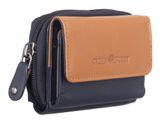 GREENBURRY Duett RV-Mini Wallet RFID Navyblue / Tan GREENBURRY Duett RV-Mini Wallet RFID Navyblue / Tan