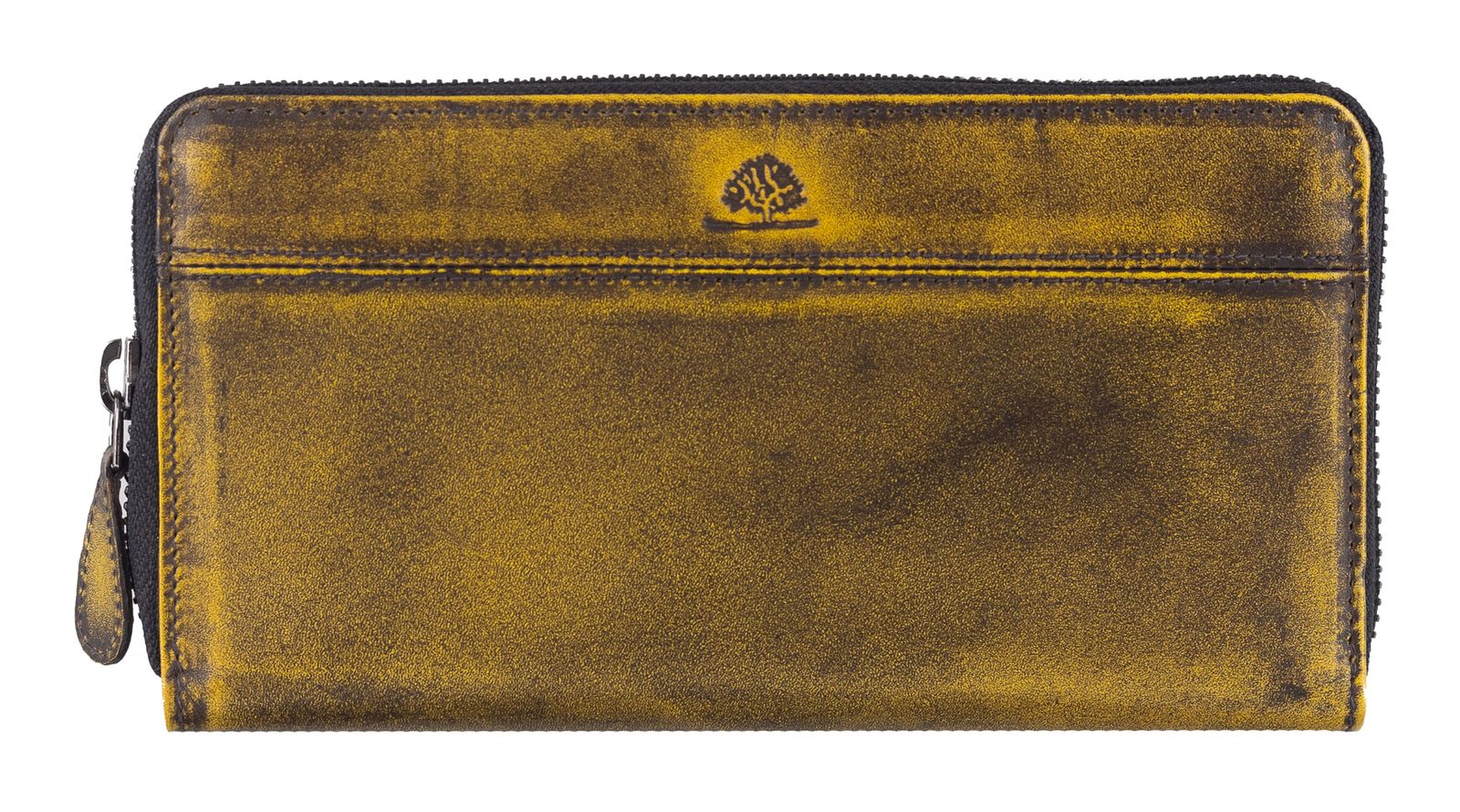 GREENBURRY Destressed RV-Long Wallet RFID Dirty Yellow