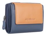 GREENBURRY Duett RV-Wallet RFID Greyblue / Tan