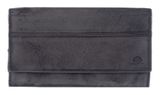 GREENBURRY Destressed Long Wallet RFID Silver Grey