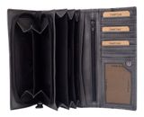GREENBURRY Destressed Long Wallet RFID Silver Grey