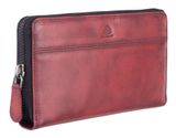 GREENBURRY Destressed RV-Long Wallet RFID Deep Red
