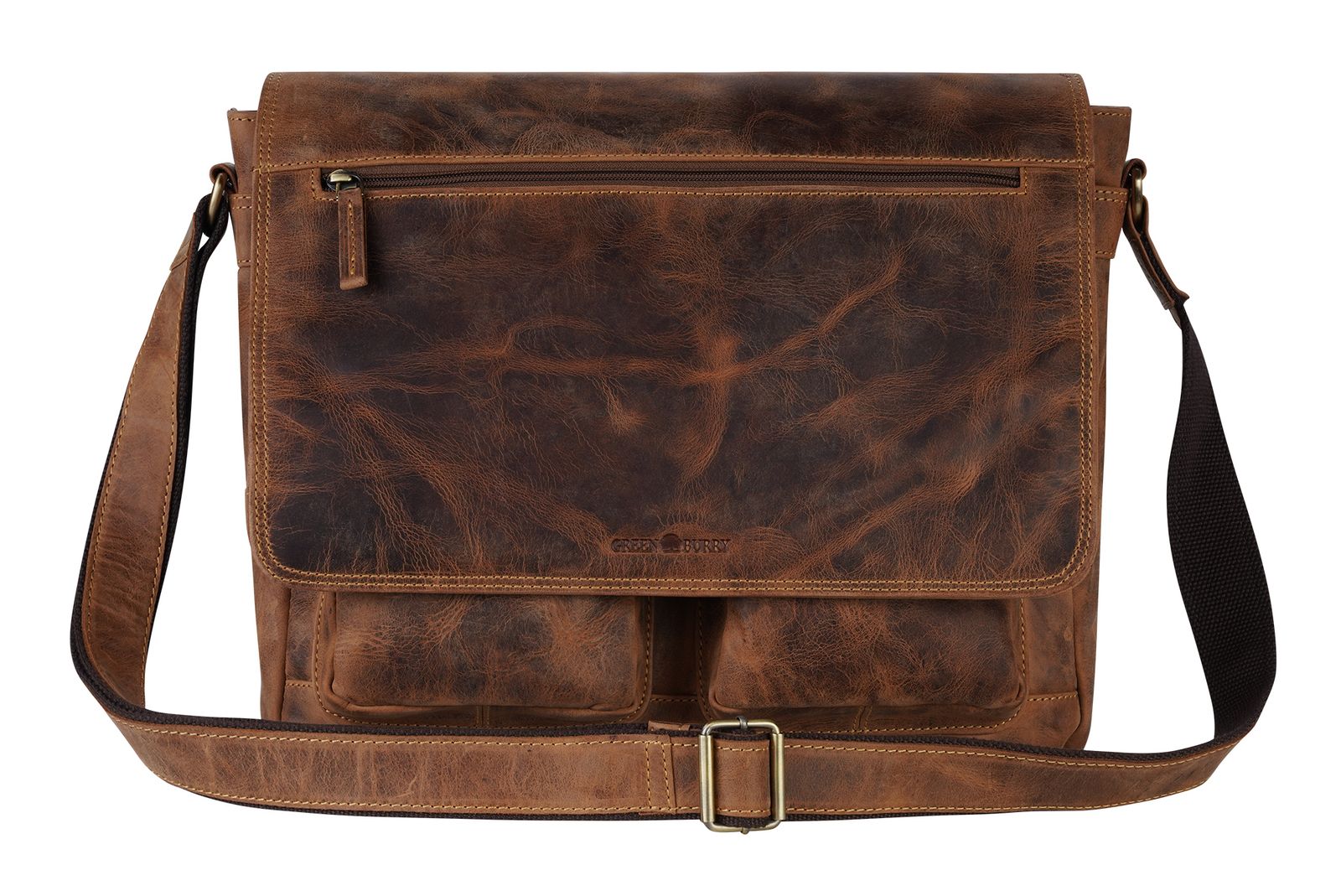 GREENBURRY Vintage Business Bag Brown