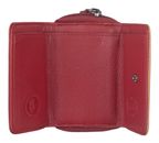 GREENBURRY Duett RV-Mini Wallet RFID Red / Tan GREENBURRY Duett RV-Mini Wallet RFID Red / Tan