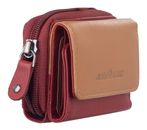 GREENBURRY Duett RV-Mini Wallet RFID Red / Tan GREENBURRY Duett RV-Mini Wallet RFID Red / Tan