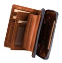 GREENBURRY Destressed RV-Wallet RFID Rusty Orange