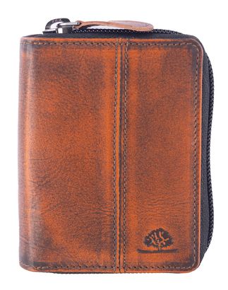GREENBURRY Destressed Card Case RFID Rusty Orange GREENBURRY Destressed Card Case RFID Rusty Orange