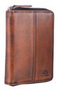 GREENBURRY Destressed Card Case RFID Rusty Orange GREENBURRY Destressed Card Case RFID Rusty Orange