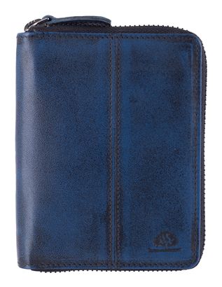 GREENBURRY Destressed RV-Wallet RFID Navy Blue GREENBURRY Destressed RV-Wallet RFID Navy Blue