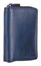 GREENBURRY Destressed RV-Wallet RFID Navy Blue