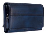 GREENBURRY Destressed Long Wallet RFID Navy Blue