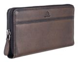 GREENBURRY Destressed RV-Long Wallet RFID Teak Brown