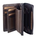 GREENBURRY Destressed RV-Wallet RFID Teak Brown