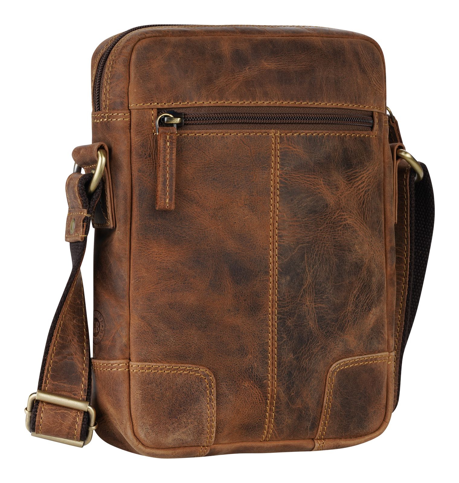GREENBURRY Vintage Crossbody Bag M Brown GREENBURRY Vintage Crossbody Bag M Brown