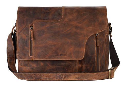GREENBURRY Vintage Revolver Bag XL Brown GREENBURRY Vintage Revolver Bag XL Brown