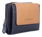 GREENBURRY Duett RV-Wallet RFID Navyblue / Tan GREENBURRY Duett RV-Wallet RFID Navyblue / Tan