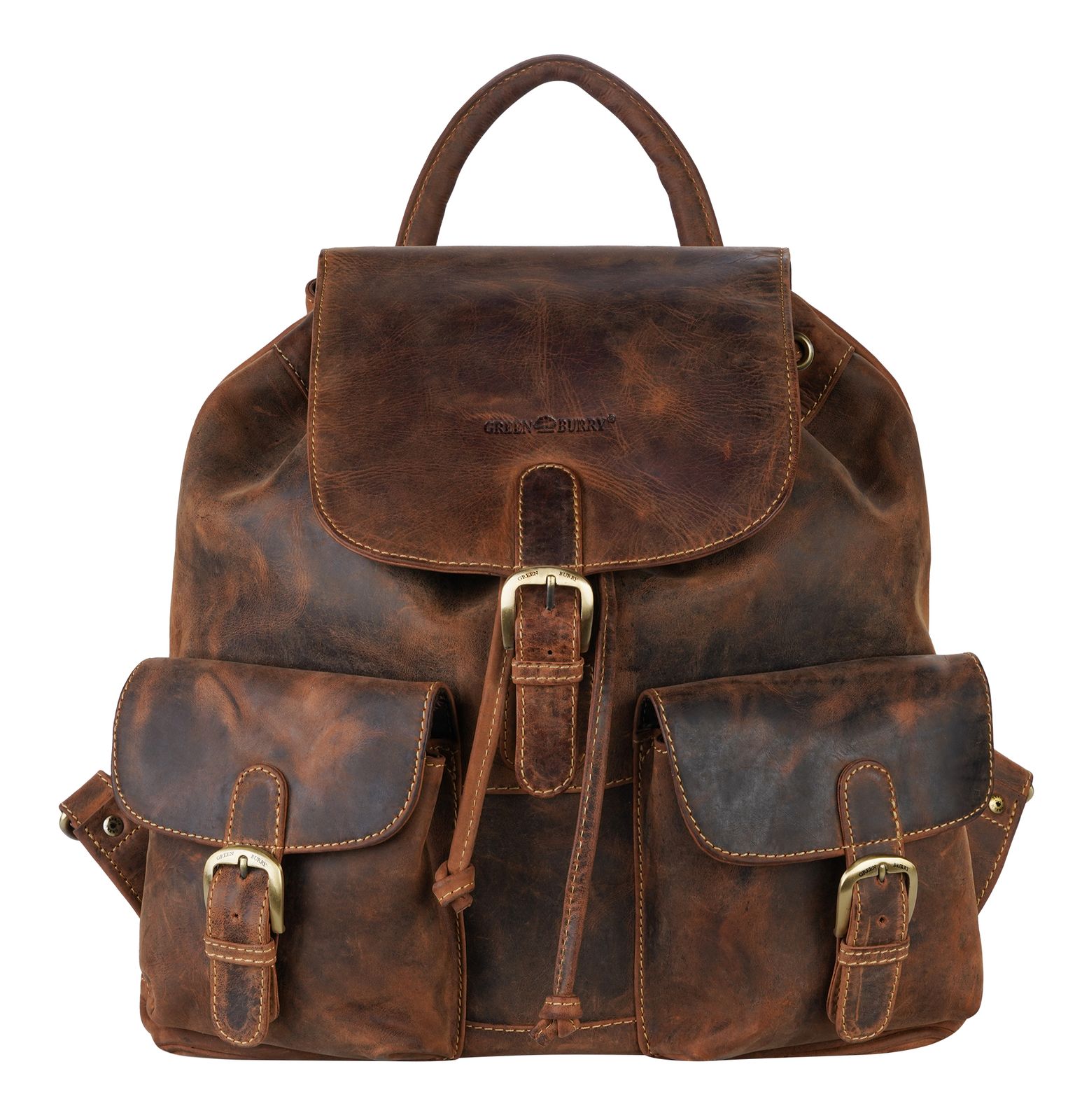 GREENBURRY Vintage Backpack L Brown