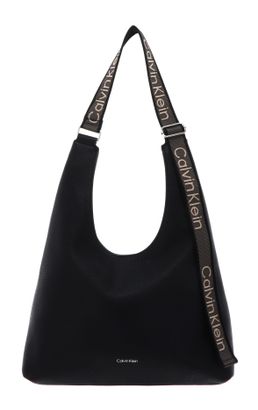 Calvin Klein Webbing Hobo L Black