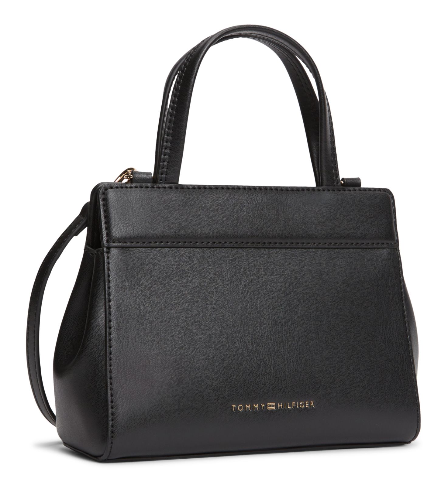 TOMMY HILFIGER TH Modern Mini Satchel Black TOMMY HILFIGER TH Modern Mini Satchel Black