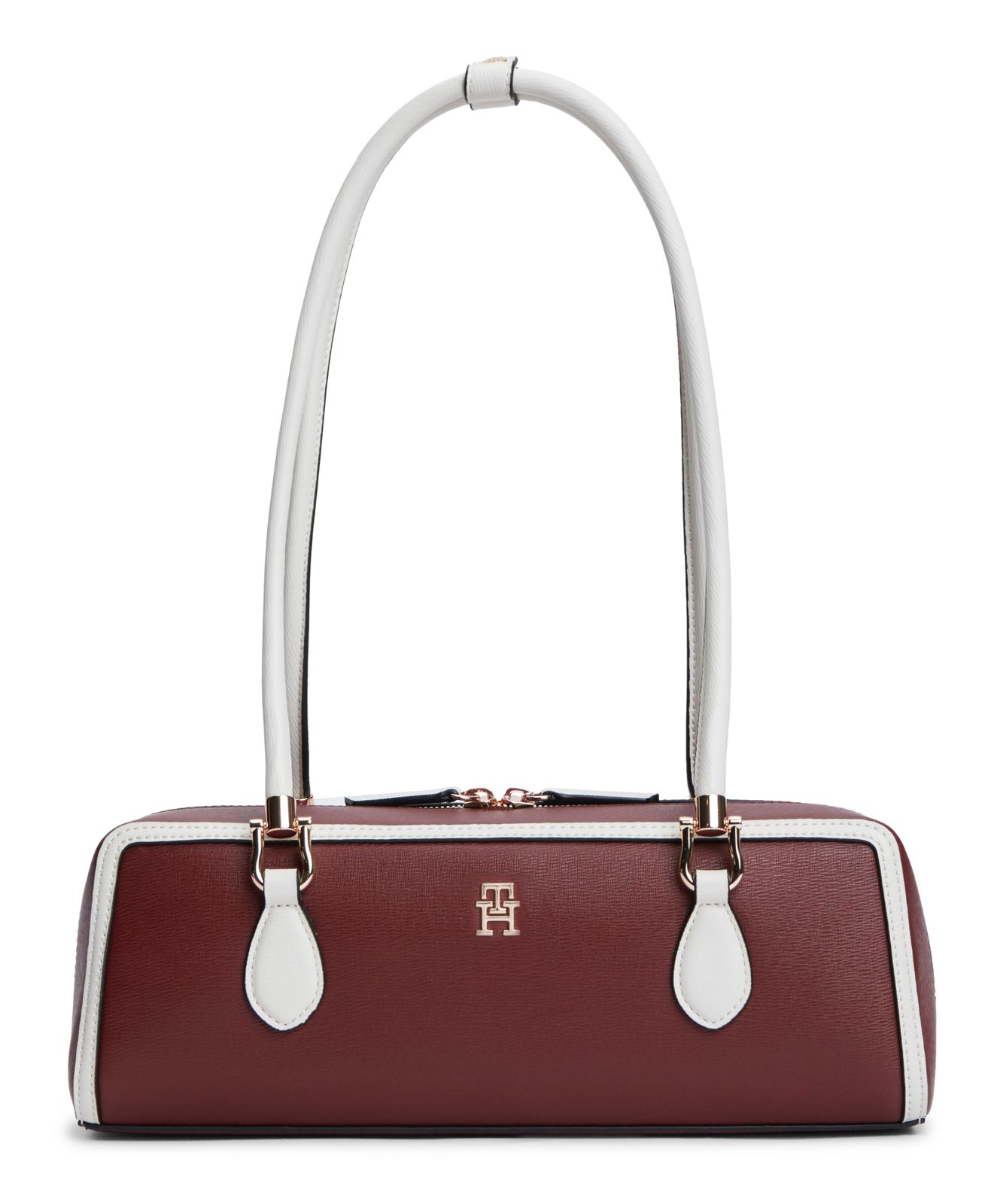 TOMMY HILFIGER Grace Shoulder Bag Velvet Maroon