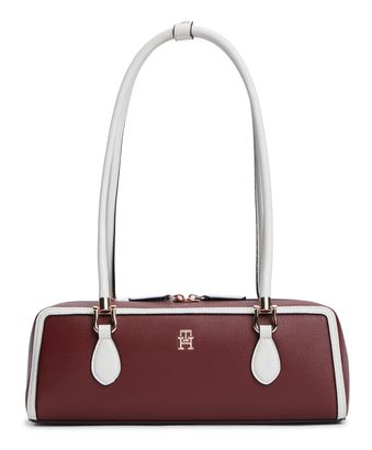 TOMMY HILFIGER Grace Shoulder Bag Velvet Maroon TOMMY HILFIGER Grace Shoulder Bag Velvet Maroon