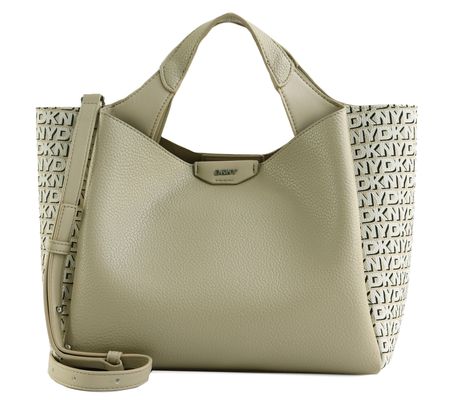 DKNY Willa Satchel Lt Taupe DKNY Willa Satchel Lt Taupe