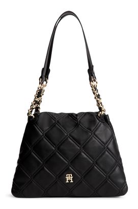 TOMMY HILFIGER Feminine Mini Tote Black
