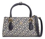 TOMMY HILFIGER Grace Mini Satchel Jacquard Blue Mono