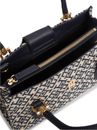 TOMMY HILFIGER Grace Mini Satchel Jacquard Blue Mono