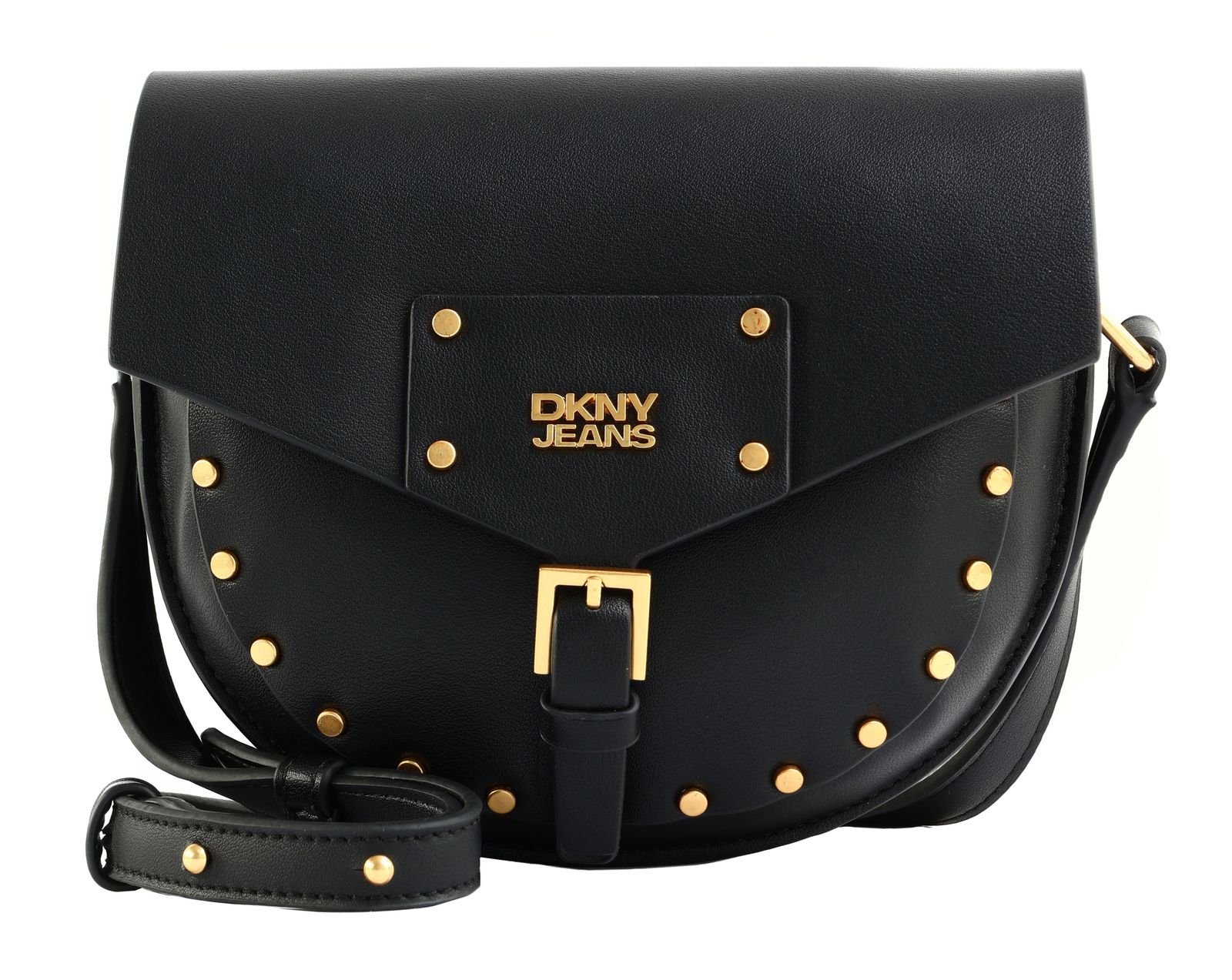 DKNY Payton Flap Crossbody Bag Blk / Gold
