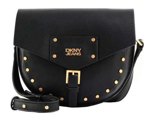 DKNY Payton Flap Crossbody Bag Blk / Gold