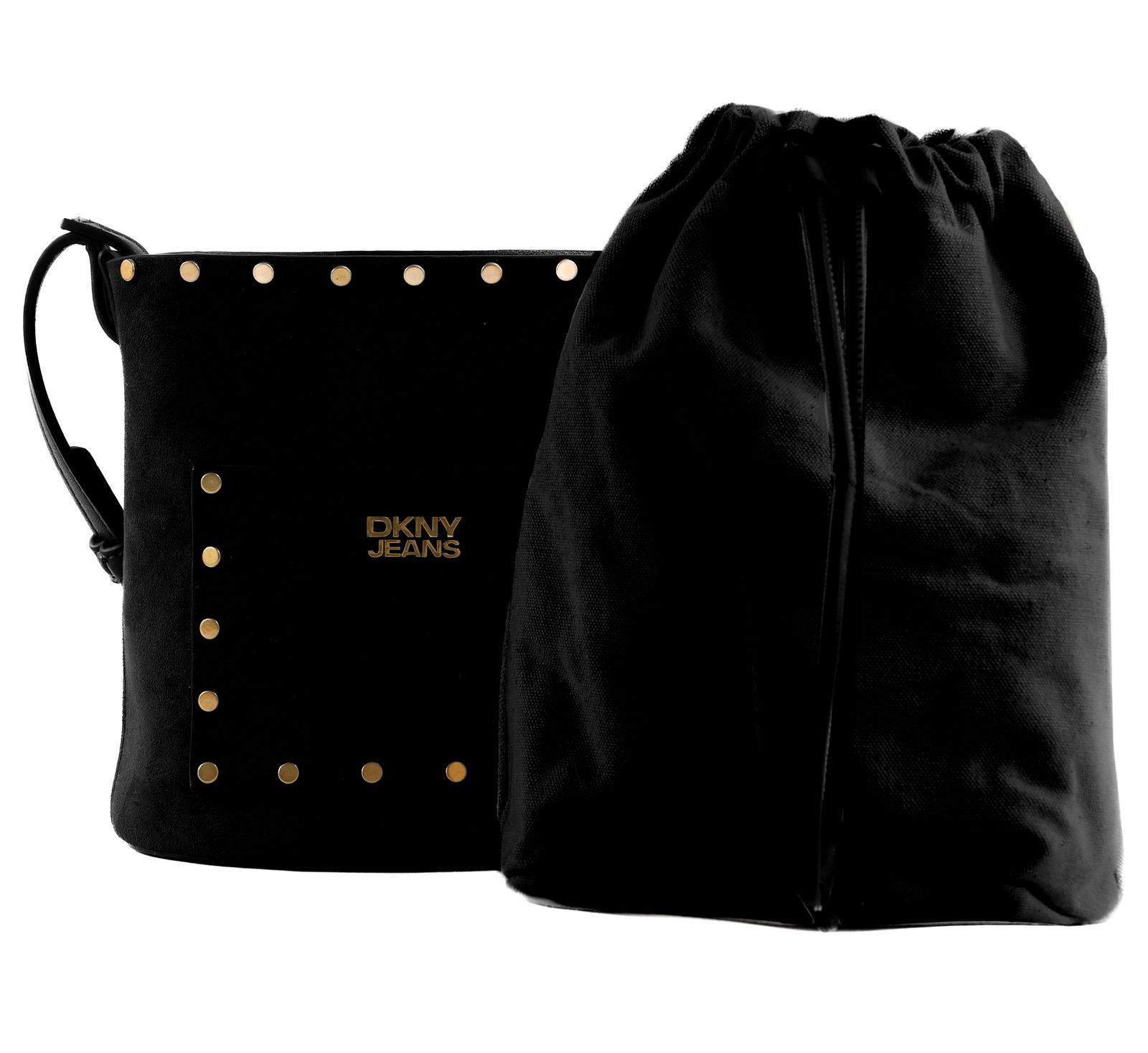 DKNY Payton Bucket Bag Blk / Gold DKNY Payton Bucket Bag Blk / Gold