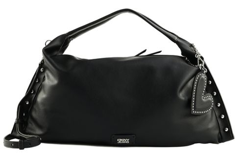 DKNY Rocco Hobo Bag Black / Silver DKNY Rocco Hobo Bag Black / Silver