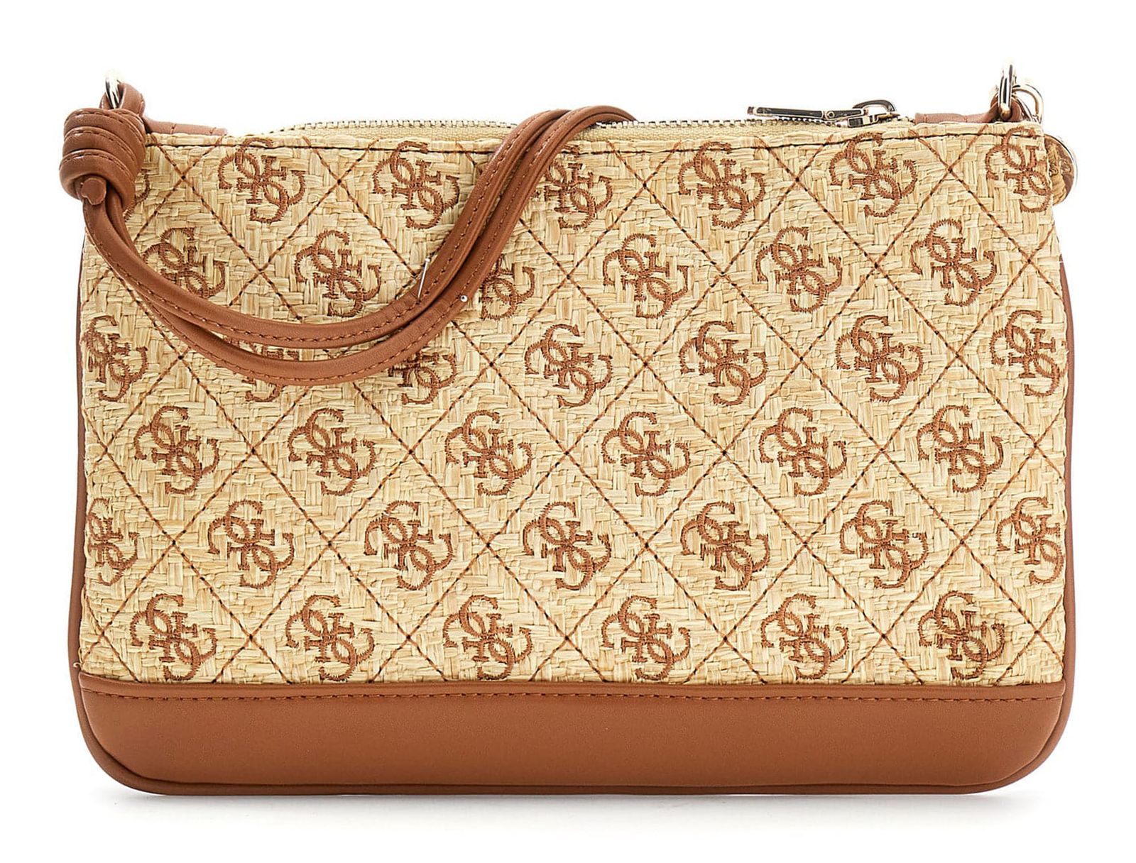 GUESS Kirsten Flat Pouch Natural / Caramel GUESS Kirsten Flat Pouch Natural / Caramel