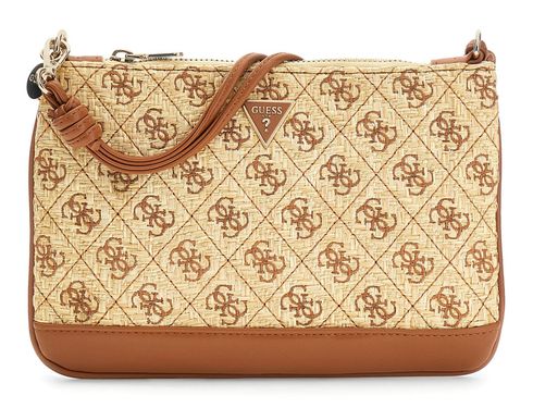 GUESS Kirsten Flat Pouch Natural / Caramel GUESS Kirsten Flat Pouch Natural / Caramel