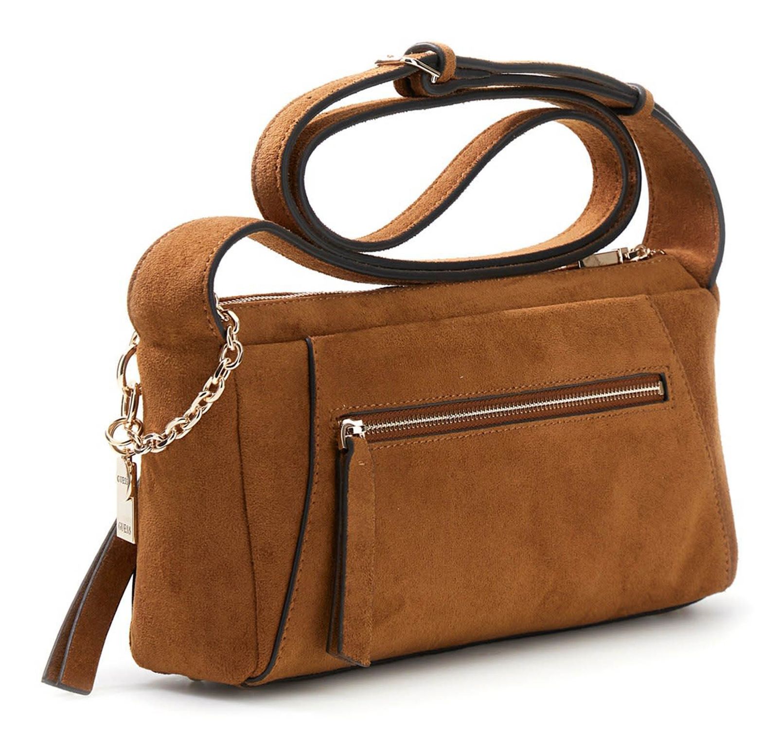 GUESS Devon Mini Crossbody Cognac GUESS Devon Mini Crossbody Cognac