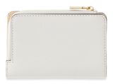 GUESS Gilda SLG Zip Around Card Case Cream White GUESS Gilda SLG Zip Around Card Case Cream White