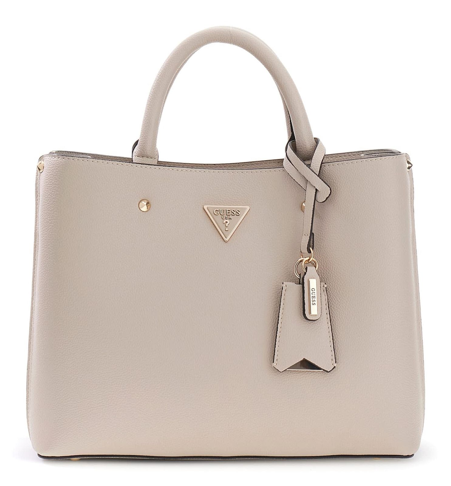 GUESS Meridian II Girlfriend Satchel Light Taupe
