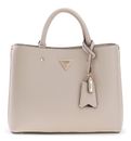 GUESS Meridian II Girlfriend Satchel Light Taupe GUESS Meridian II Girlfriend Satchel Light Taupe